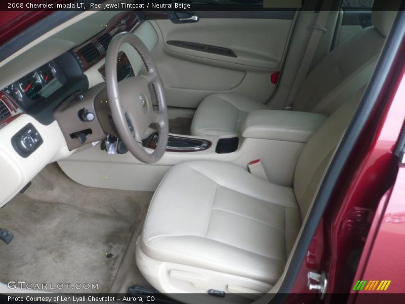 Red Jewel Tintcoat / Neutral Beige 2008 Chevrolet Impala LT