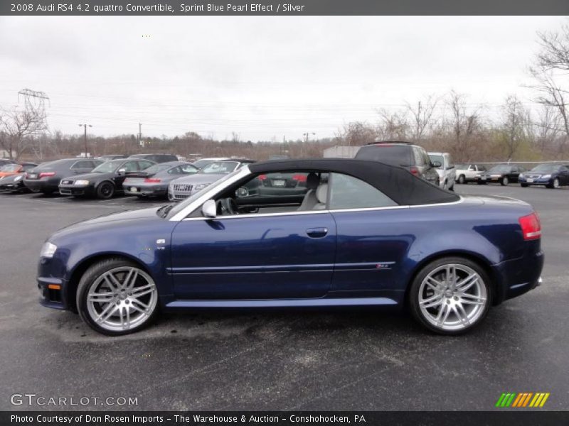  2008 RS4 4.2 quattro Convertible Sprint Blue Pearl Effect