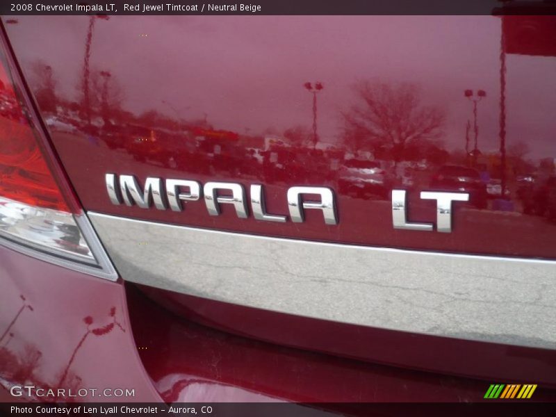 Red Jewel Tintcoat / Neutral Beige 2008 Chevrolet Impala LT