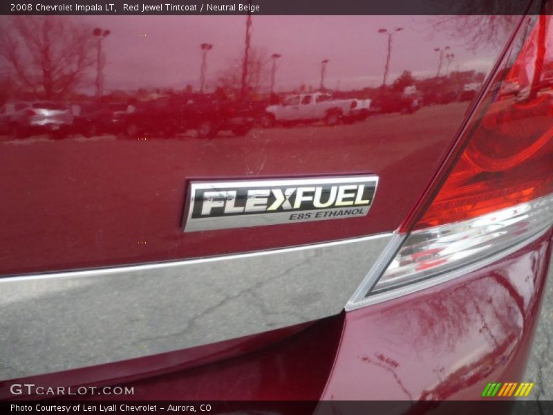 Red Jewel Tintcoat / Neutral Beige 2008 Chevrolet Impala LT