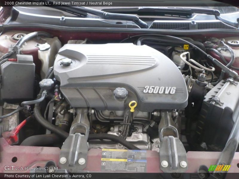 Red Jewel Tintcoat / Neutral Beige 2008 Chevrolet Impala LT