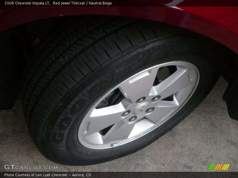 Red Jewel Tintcoat / Neutral Beige 2008 Chevrolet Impala LT