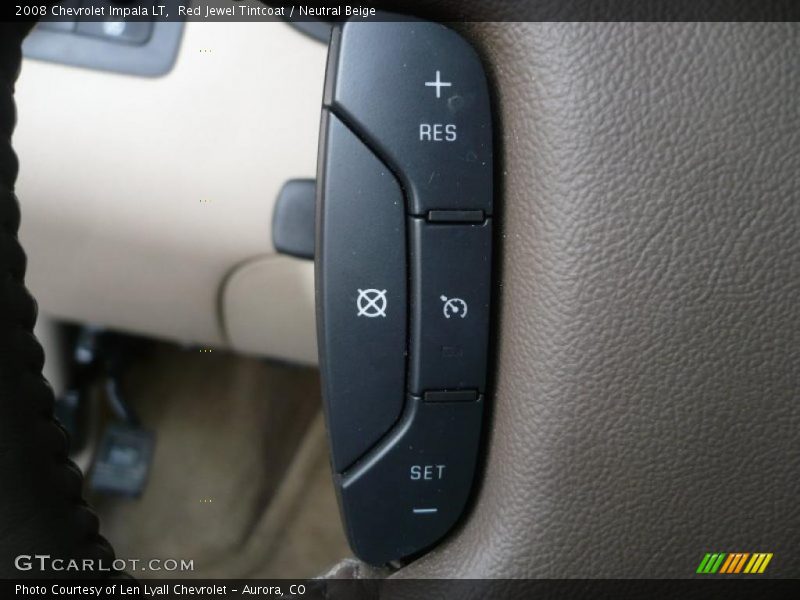 Red Jewel Tintcoat / Neutral Beige 2008 Chevrolet Impala LT