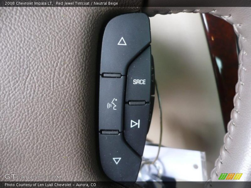 Red Jewel Tintcoat / Neutral Beige 2008 Chevrolet Impala LT