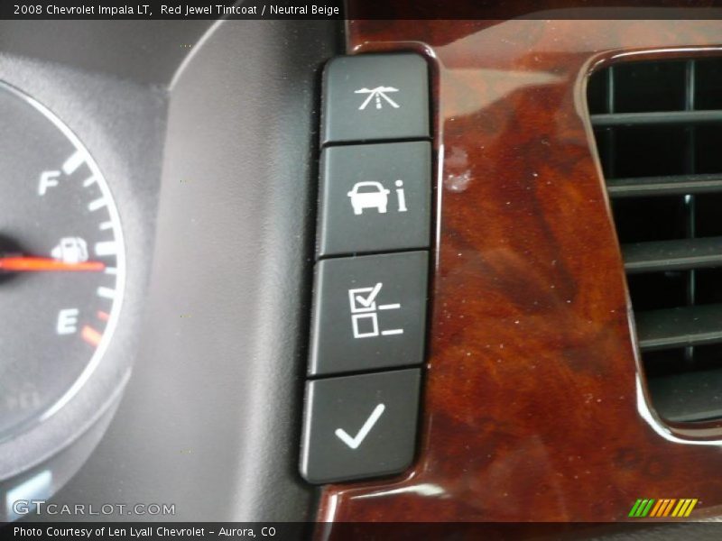 Red Jewel Tintcoat / Neutral Beige 2008 Chevrolet Impala LT