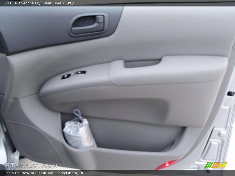 Clear Silver / Gray 2011 Kia Sedona LX