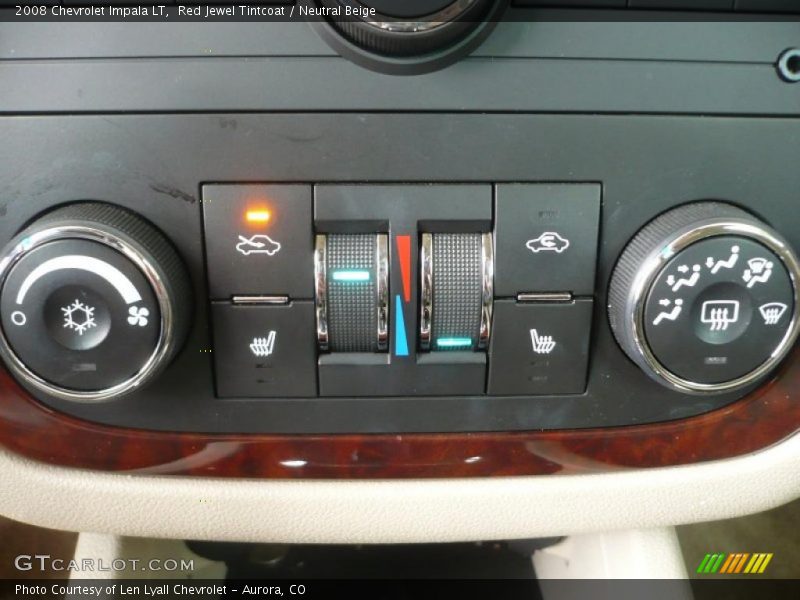 Red Jewel Tintcoat / Neutral Beige 2008 Chevrolet Impala LT
