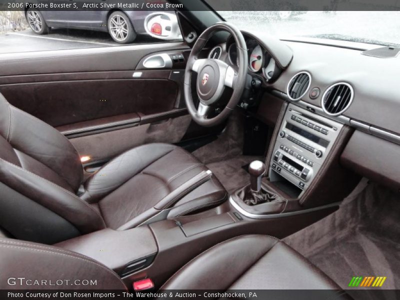  2006 Boxster S Cocoa Brown Interior