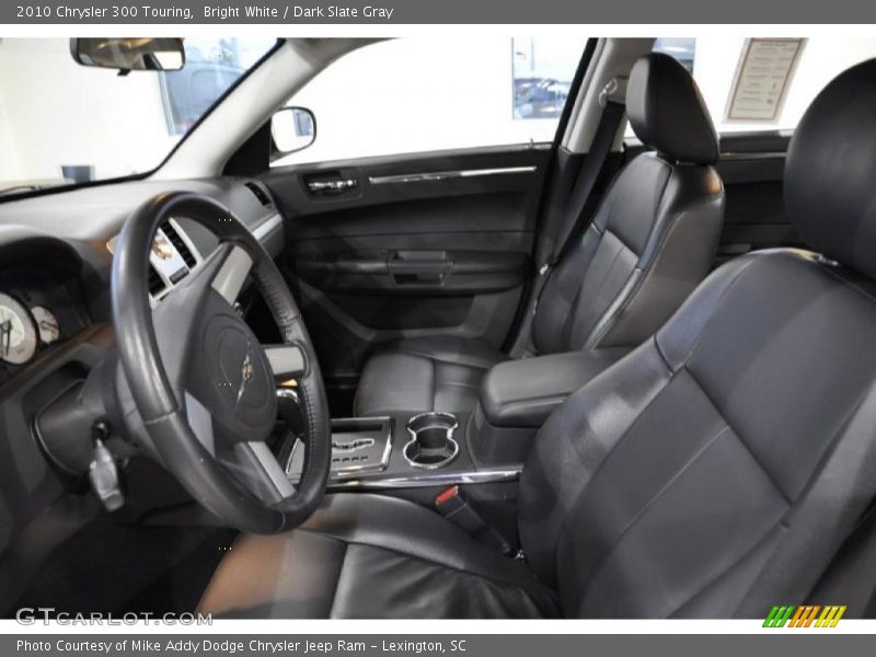 Bright White / Dark Slate Gray 2010 Chrysler 300 Touring