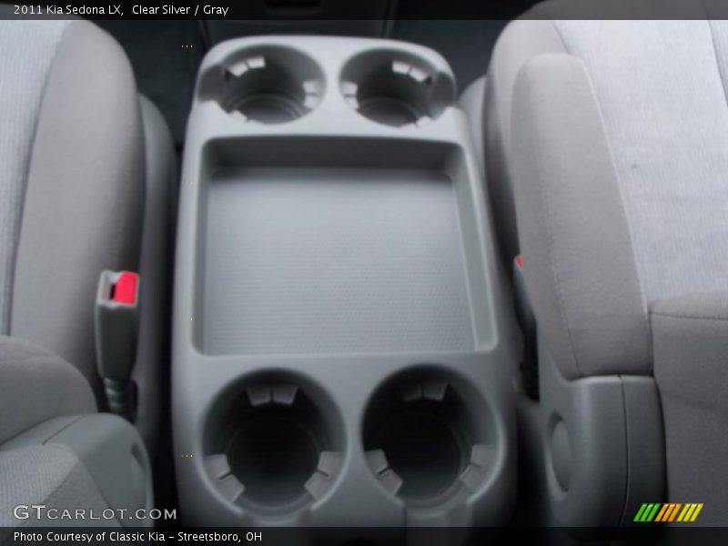 Clear Silver / Gray 2011 Kia Sedona LX