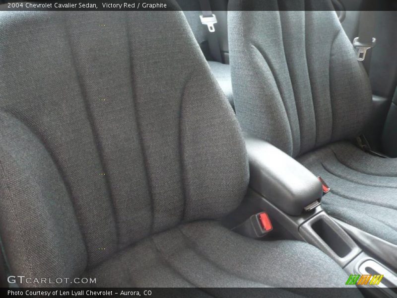 Victory Red / Graphite 2004 Chevrolet Cavalier Sedan