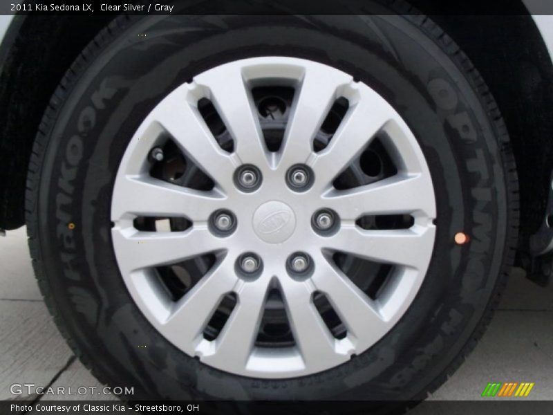 Clear Silver / Gray 2011 Kia Sedona LX