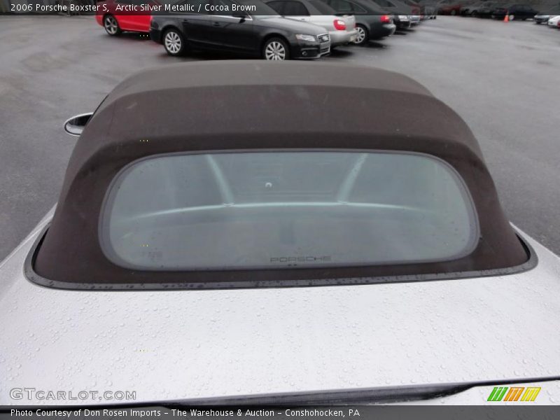 Arctic Silver Metallic / Cocoa Brown 2006 Porsche Boxster S