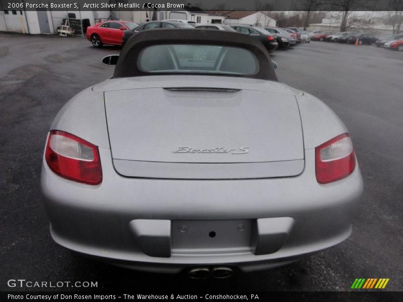 Arctic Silver Metallic / Cocoa Brown 2006 Porsche Boxster S