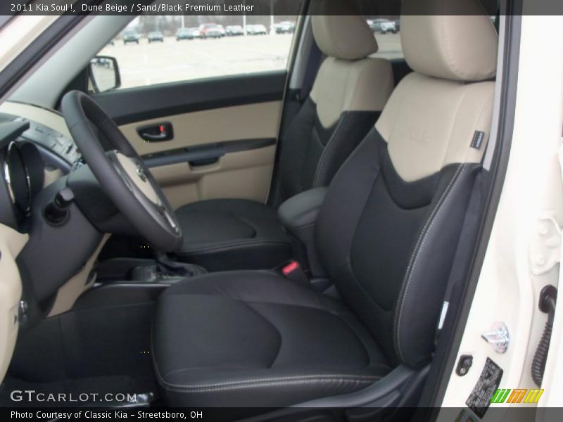  2011 Soul ! Sand/Black Premium Leather Interior