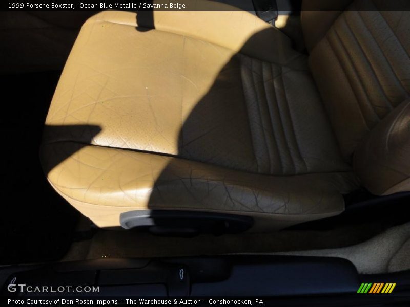 Ocean Blue Metallic / Savanna Beige 1999 Porsche Boxster