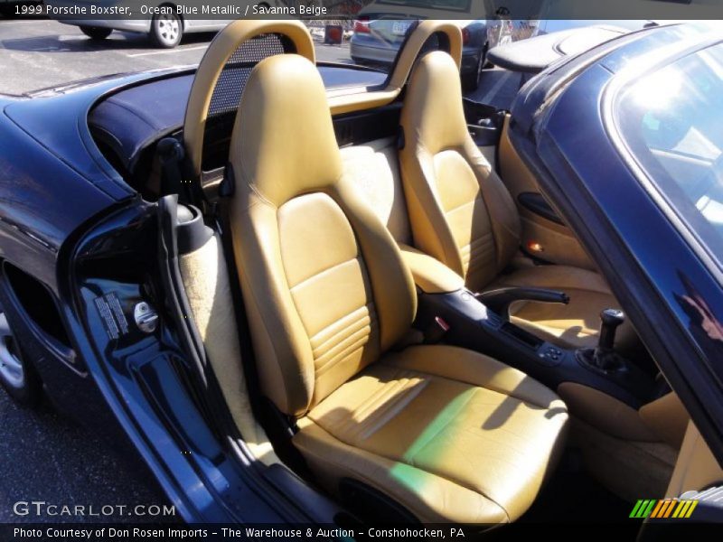 Ocean Blue Metallic / Savanna Beige 1999 Porsche Boxster