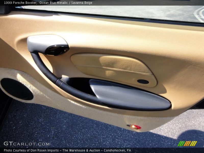 Ocean Blue Metallic / Savanna Beige 1999 Porsche Boxster