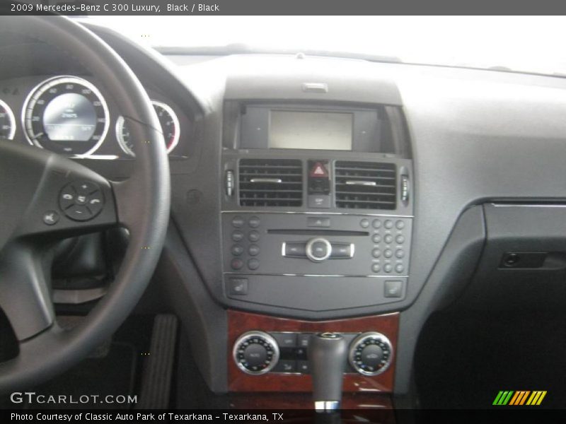 Black / Black 2009 Mercedes-Benz C 300 Luxury