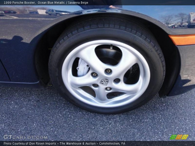 Ocean Blue Metallic / Savanna Beige 1999 Porsche Boxster