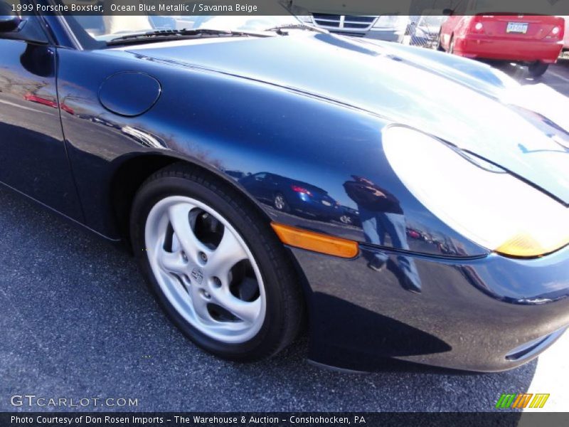 Ocean Blue Metallic / Savanna Beige 1999 Porsche Boxster