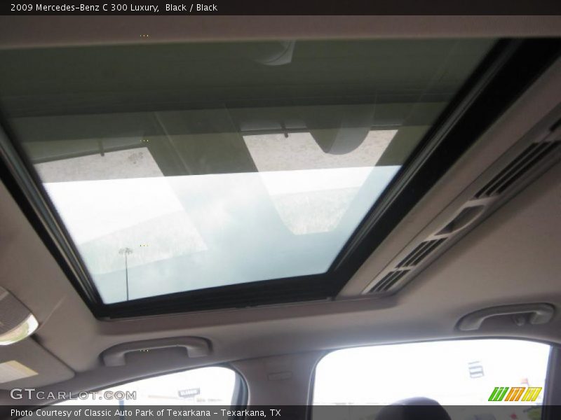 Black / Black 2009 Mercedes-Benz C 300 Luxury