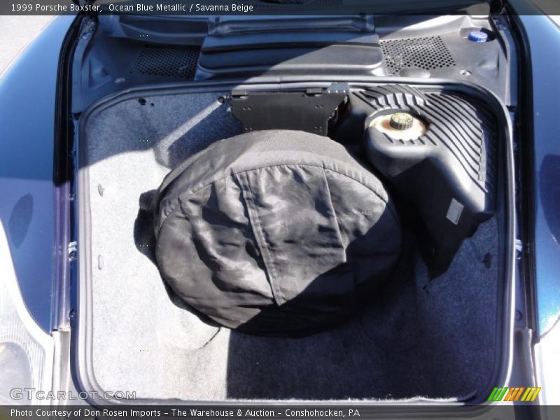 Ocean Blue Metallic / Savanna Beige 1999 Porsche Boxster