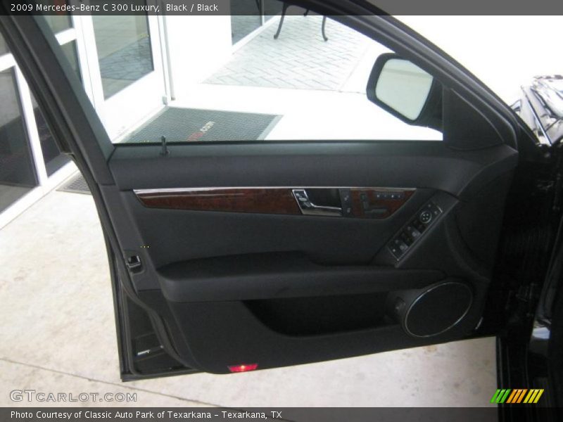 Black / Black 2009 Mercedes-Benz C 300 Luxury