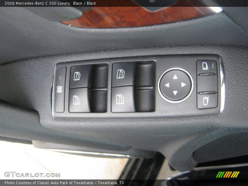 Black / Black 2009 Mercedes-Benz C 300 Luxury