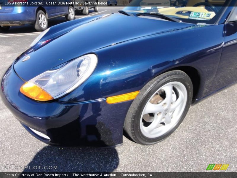 Ocean Blue Metallic / Savanna Beige 1999 Porsche Boxster
