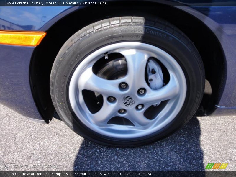 Ocean Blue Metallic / Savanna Beige 1999 Porsche Boxster