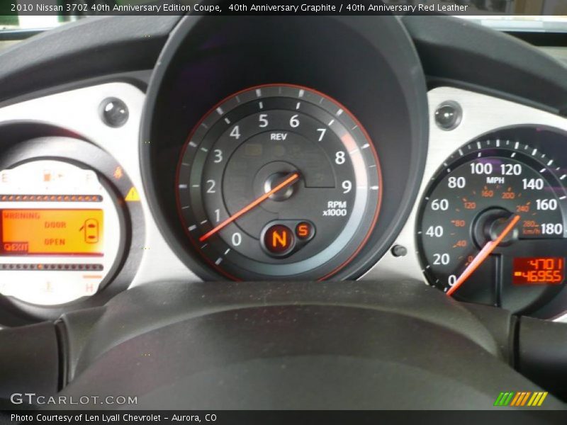  2010 370Z 40th Anniversary Edition Coupe 40th Anniversary Edition Coupe Gauges