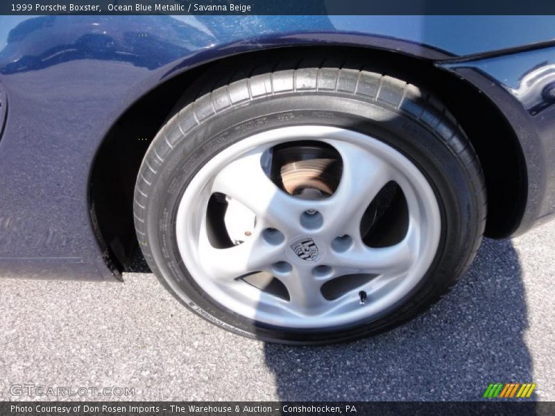 Ocean Blue Metallic / Savanna Beige 1999 Porsche Boxster
