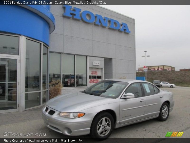 Galaxy Silver Metallic / Graphite/Gray 2001 Pontiac Grand Prix GT Sedan