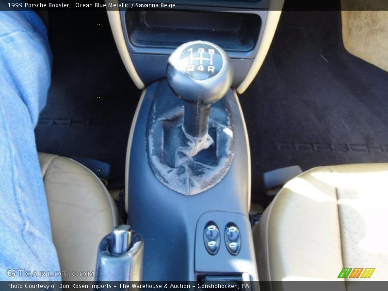 Ocean Blue Metallic / Savanna Beige 1999 Porsche Boxster