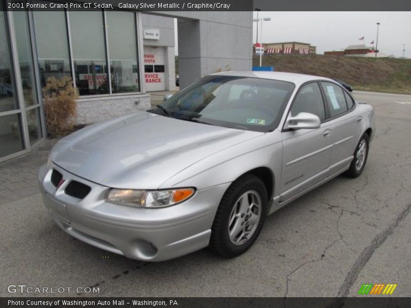 Galaxy Silver Metallic / Graphite/Gray 2001 Pontiac Grand Prix GT Sedan