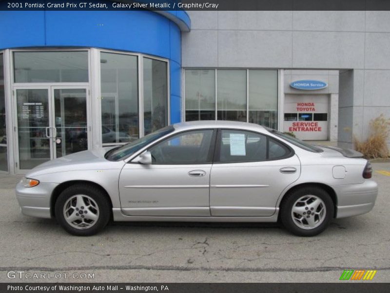 Galaxy Silver Metallic / Graphite/Gray 2001 Pontiac Grand Prix GT Sedan