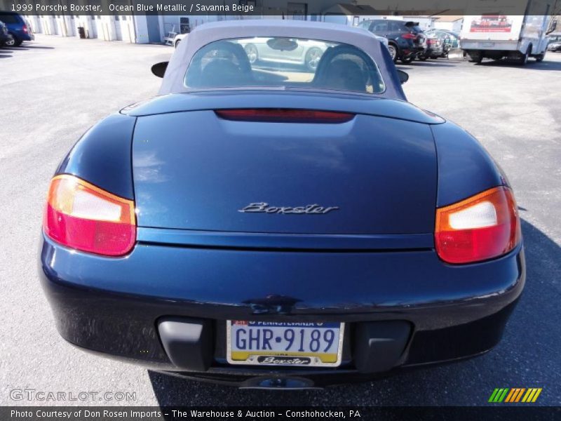 Ocean Blue Metallic / Savanna Beige 1999 Porsche Boxster