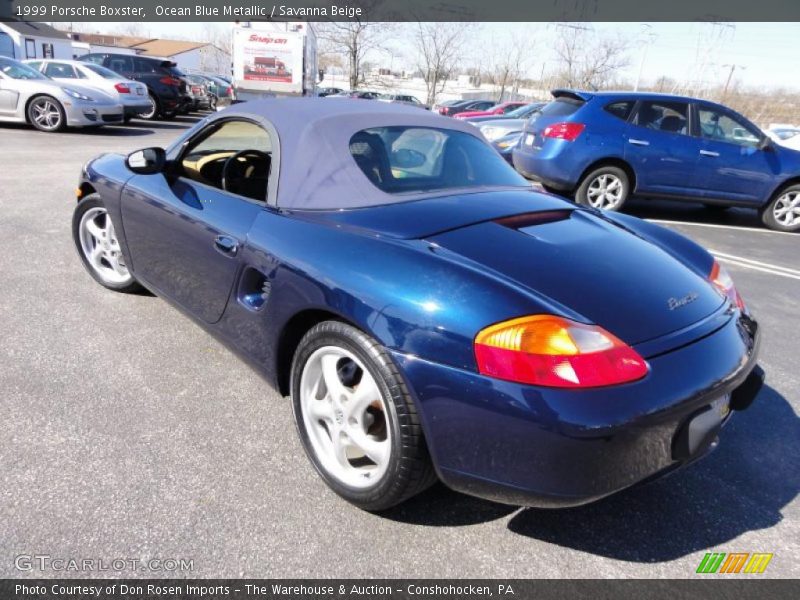 Ocean Blue Metallic / Savanna Beige 1999 Porsche Boxster