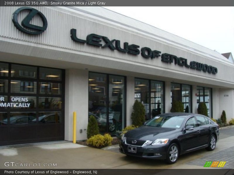 Smoky Granite Mica / Light Gray 2008 Lexus GS 350 AWD