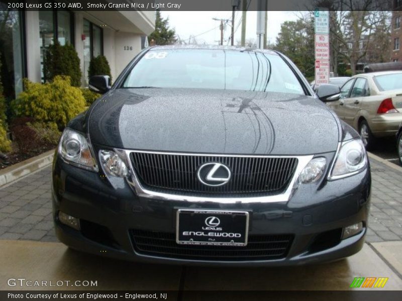 Smoky Granite Mica / Light Gray 2008 Lexus GS 350 AWD