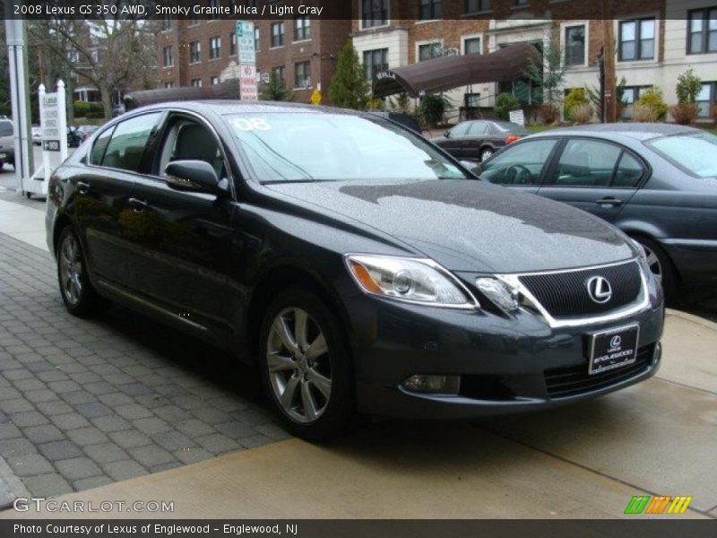 Smoky Granite Mica / Light Gray 2008 Lexus GS 350 AWD