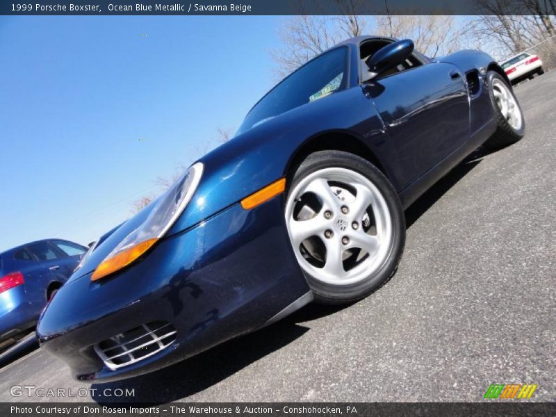 Ocean Blue Metallic / Savanna Beige 1999 Porsche Boxster