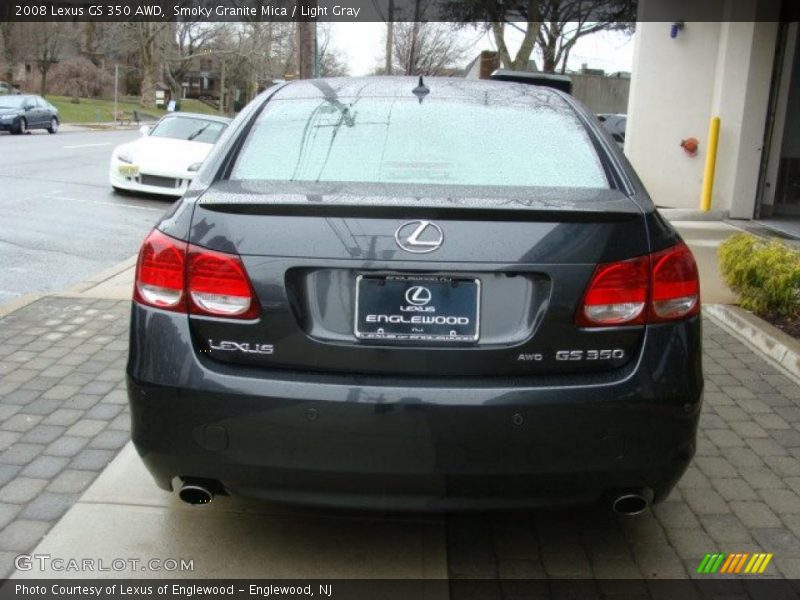 Smoky Granite Mica / Light Gray 2008 Lexus GS 350 AWD