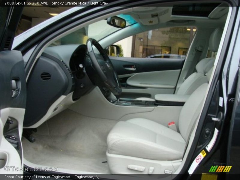 Smoky Granite Mica / Light Gray 2008 Lexus GS 350 AWD