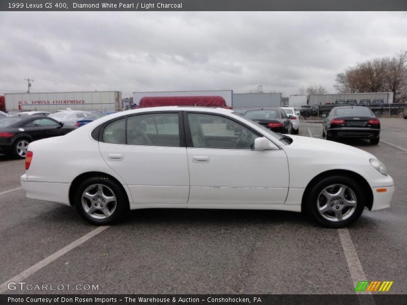 Diamond White Pearl / Light Charcoal 1999 Lexus GS 400