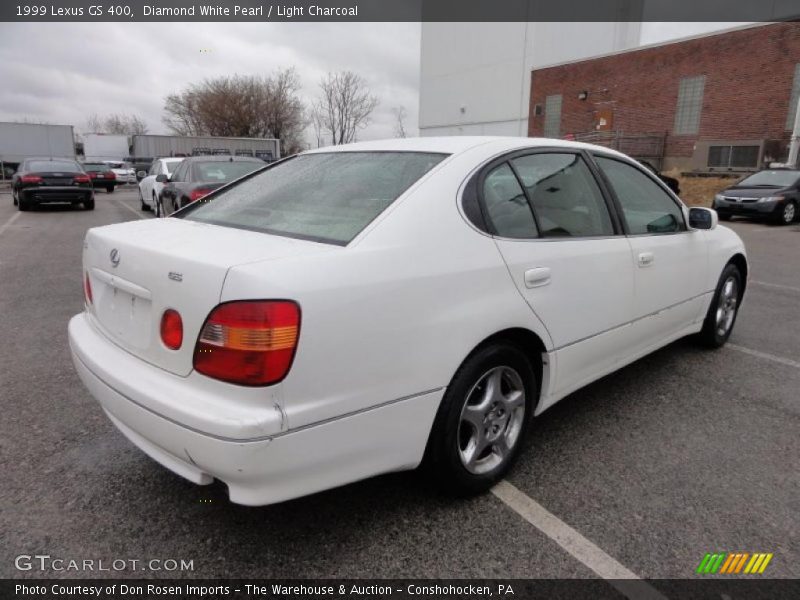 Diamond White Pearl / Light Charcoal 1999 Lexus GS 400
