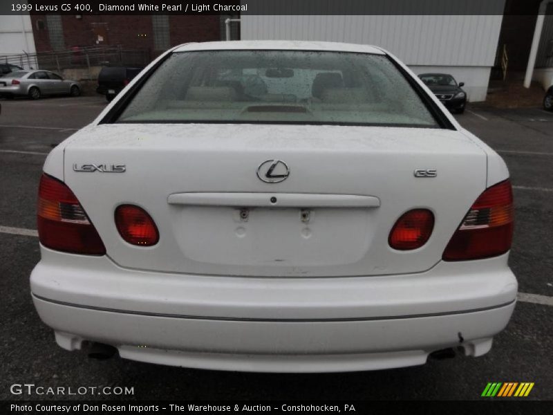 Diamond White Pearl / Light Charcoal 1999 Lexus GS 400