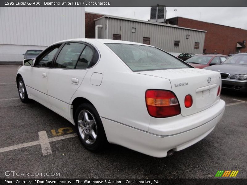 Diamond White Pearl / Light Charcoal 1999 Lexus GS 400