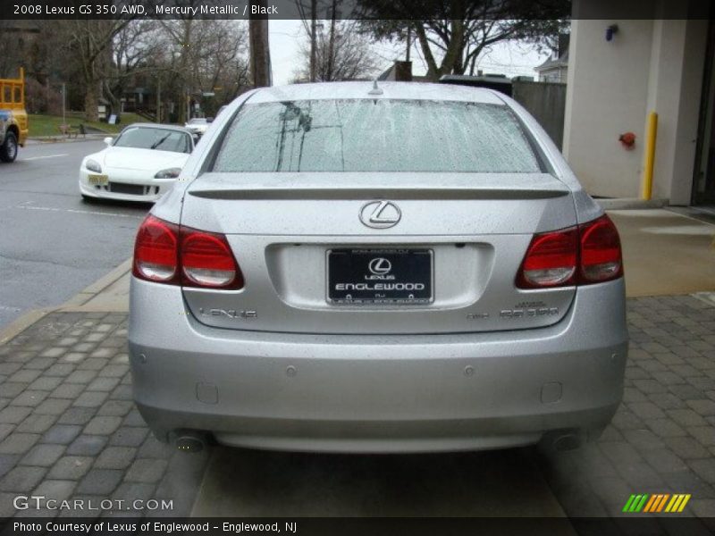 Mercury Metallic / Black 2008 Lexus GS 350 AWD